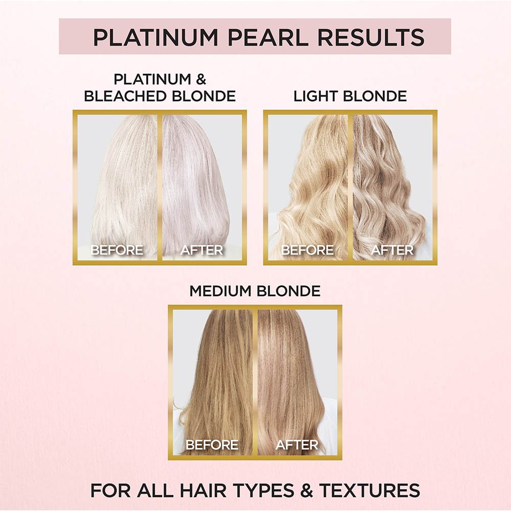 LOreal Haircolor Le Color Gloss Platinum Pearl Applied 071249642283 AV49